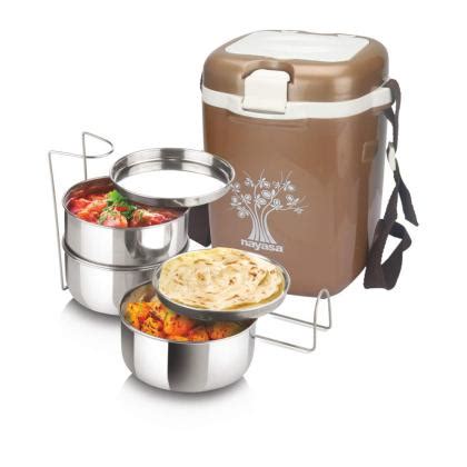 nayasa steel tiffin box|nayasa slim electric tiffin.